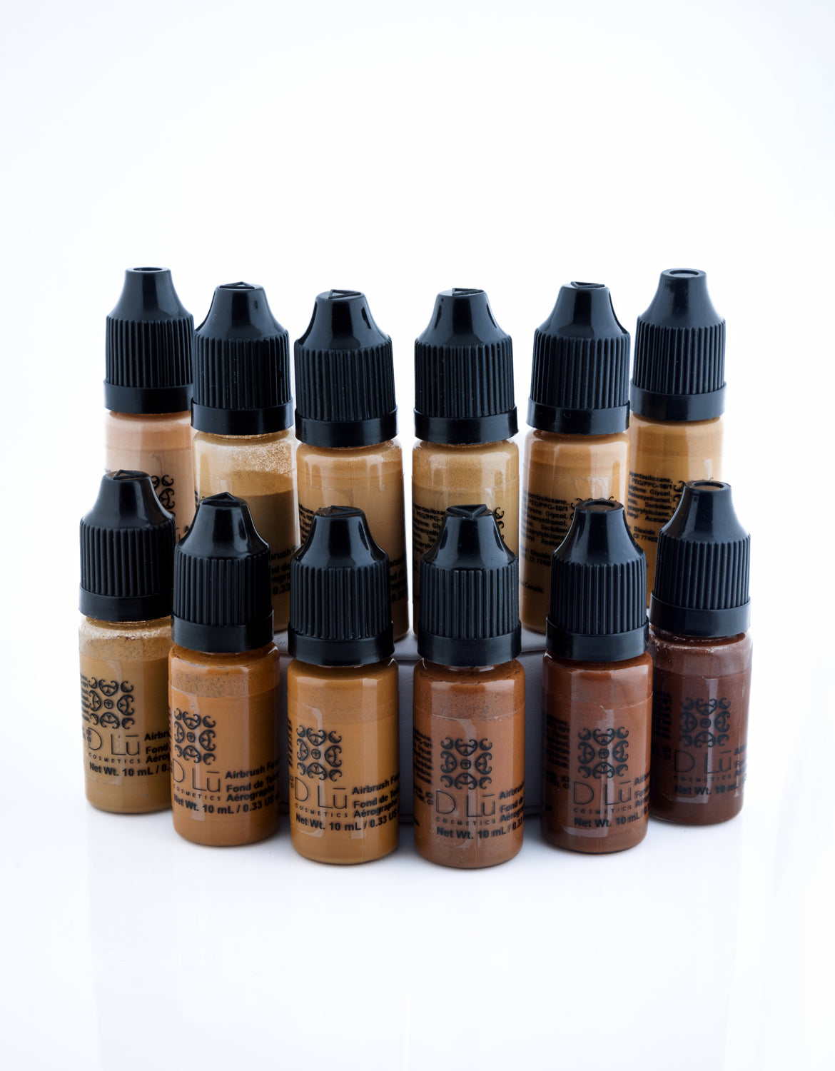 DLu Premier Airbrush Foundation Set. Waterbased